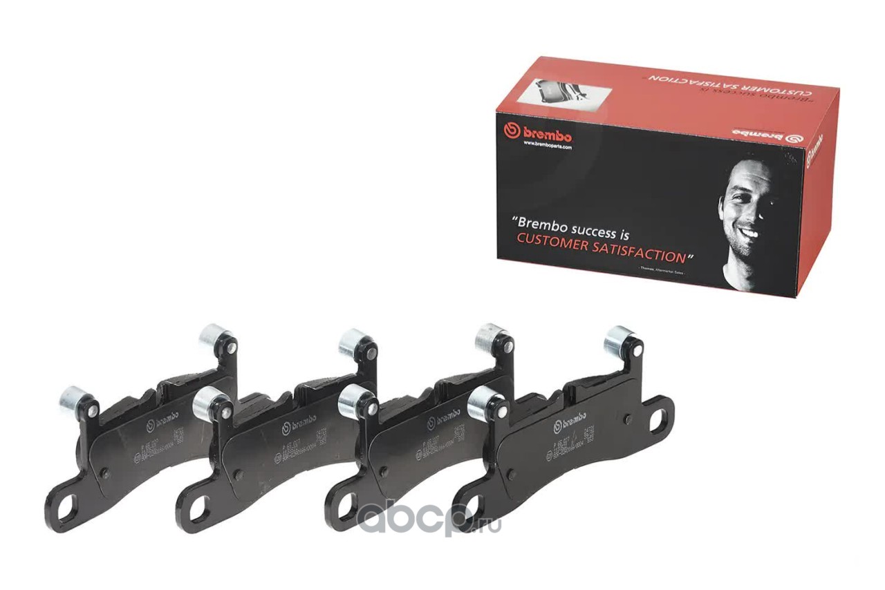 Колодки тормозные дисковые | зад | · BREMBO P65027