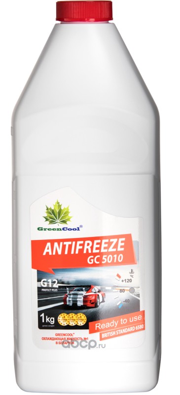 Антифриз GreenCool GC5010 G12, 1 кг (красн.)