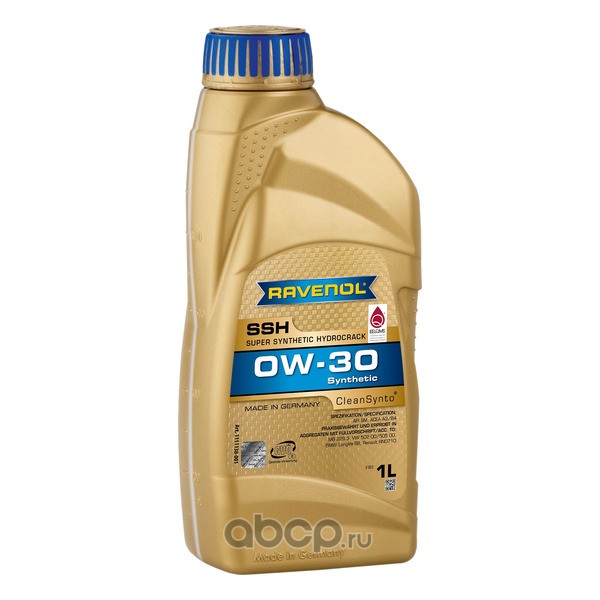 Моторное масло RAVENOL Super Synthetic Hydrocrack SSH SAE 0W-30 ( 1л)
