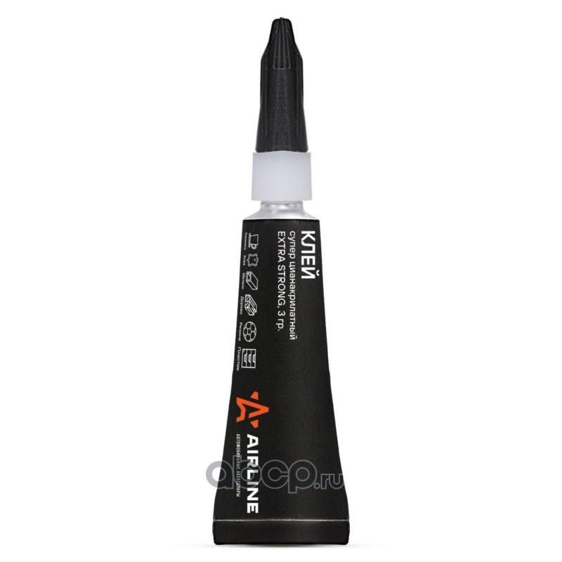 Клей супер цианакрилатный EXTRA STRONG, 1 шт., 3 гр. блистеры на подложке