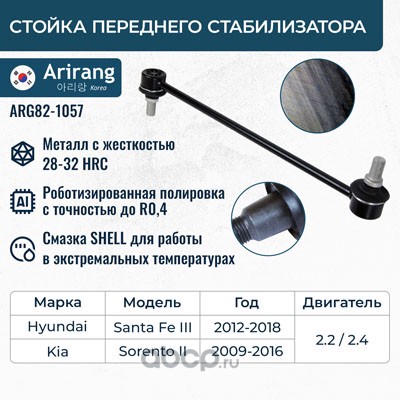 Стойка стабилизатора передняя