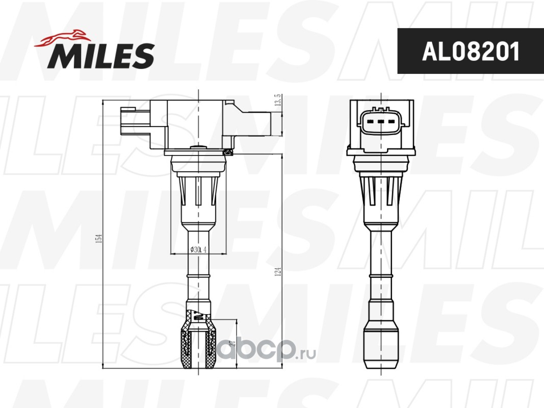 Катушка зажигания INFINITI EX/FX/G35/M35/Q50/Q70/QX50/NISSAN 350Z/MURANO/TEANA/PATHFINDER/RENAULT LAGUNA/LATITUDE