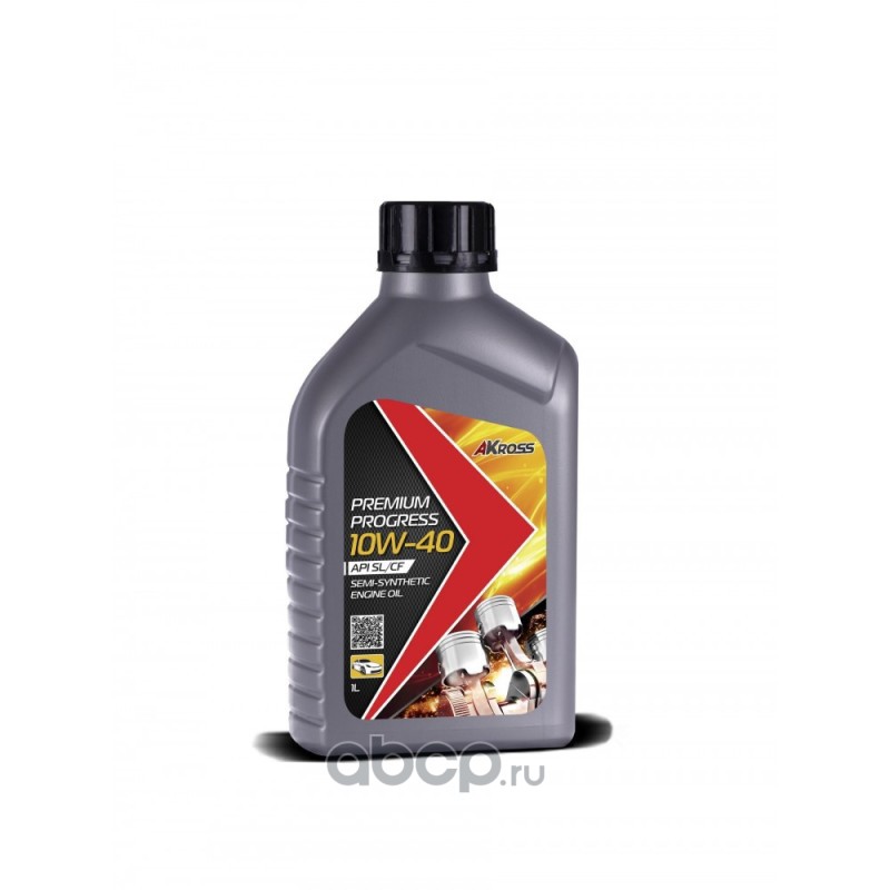 Масло моторное полусинтетическое PREMIUM PROGRESS 10W-40 SL/CF Б5/Д3 1 л