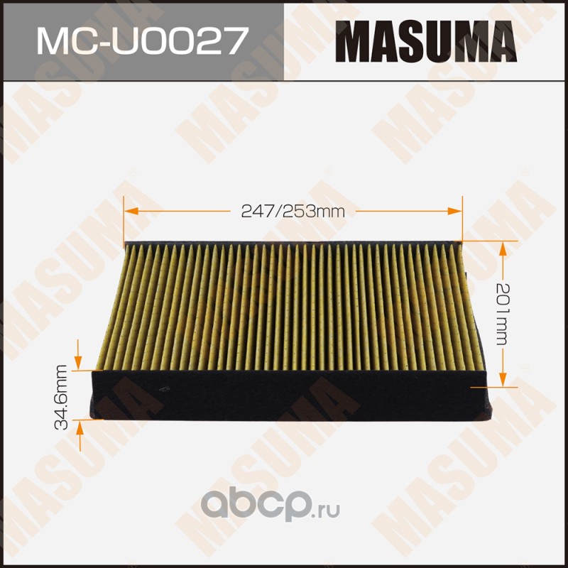 Фильтр салонный · MASUMA MC-U0027