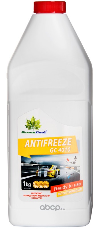 Антифриз GreenCool GC4010 G11, 1 кг (желтый)