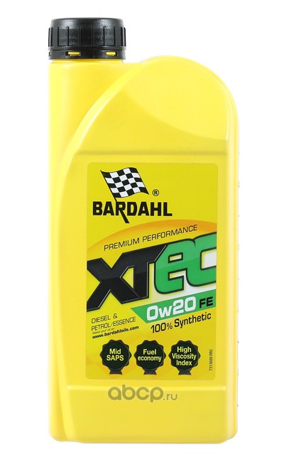 XTEC 0W20 FE VW 508.00/509.00 1L (специальное синт. моторное масло)